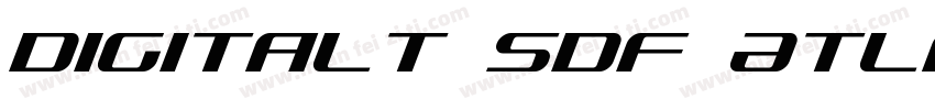 Digitalt SDF Atlas字体转换